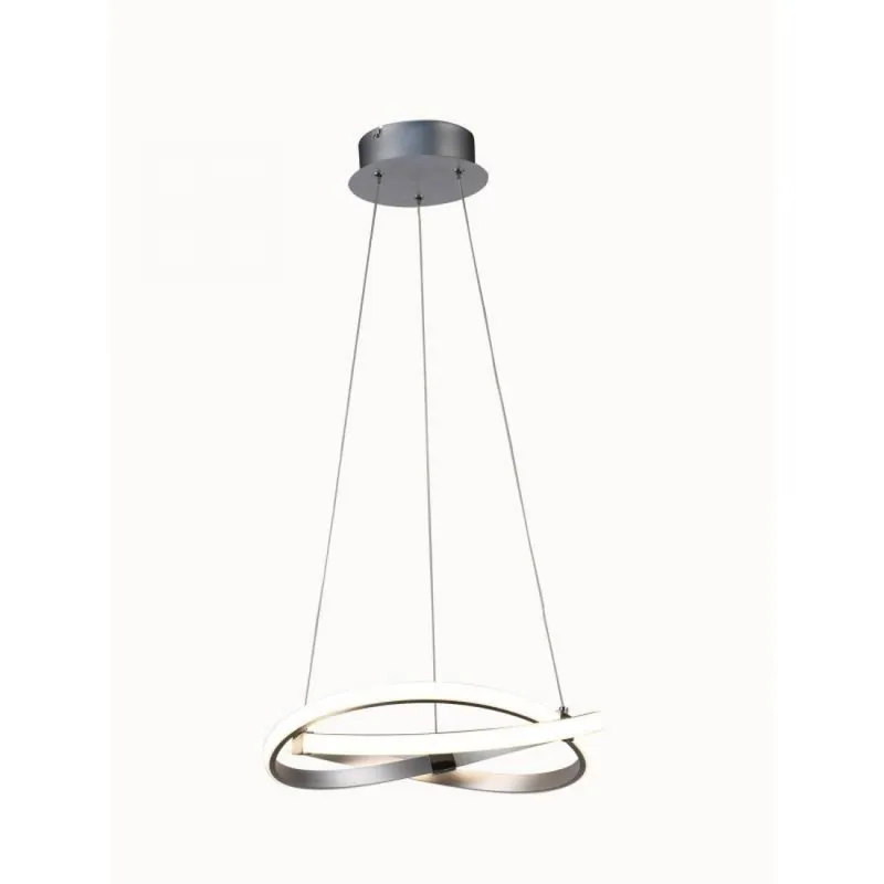 Venta Final Lámpara colgante Infinity LED 30w plata - Mantra