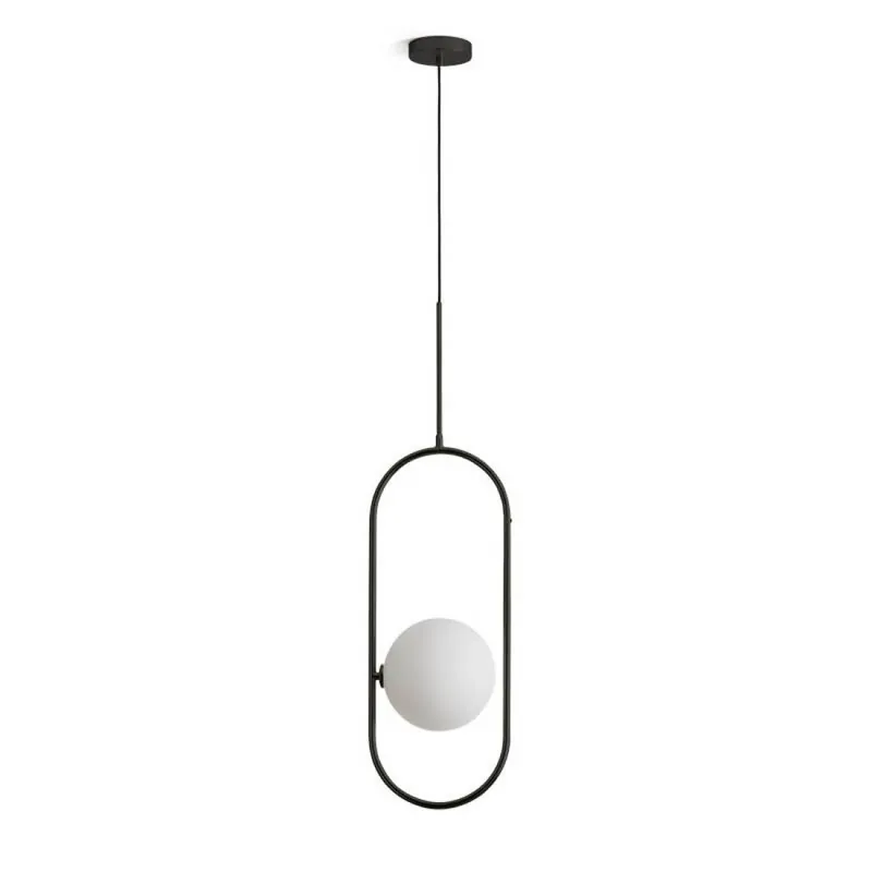 Novedad Lámpara colgante Abbacus 1L G9 - Aromas Negro