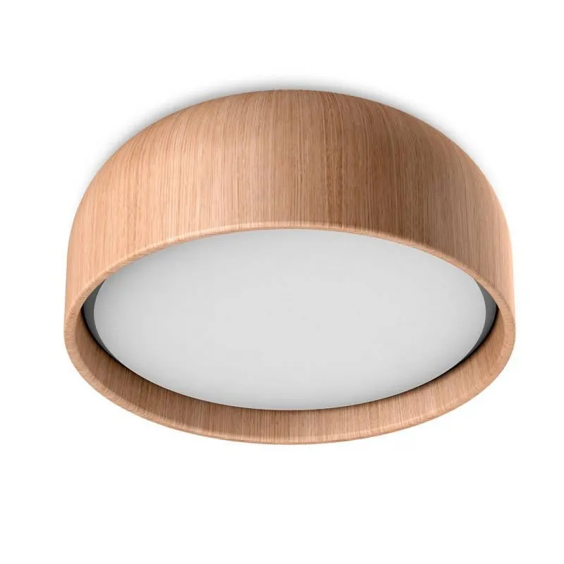 A Buen Precio Plafón de techo Tokio E27 IP44 Ø36cm madera - MDC Negro