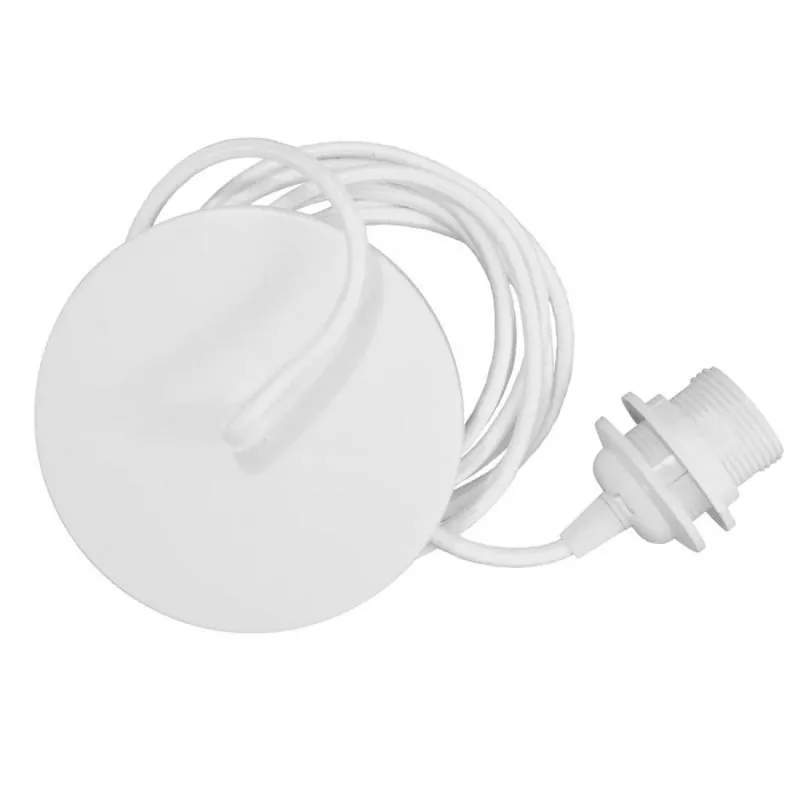 Ocasión Especial Rosette set base metal + cordón textil - Umage Blanco