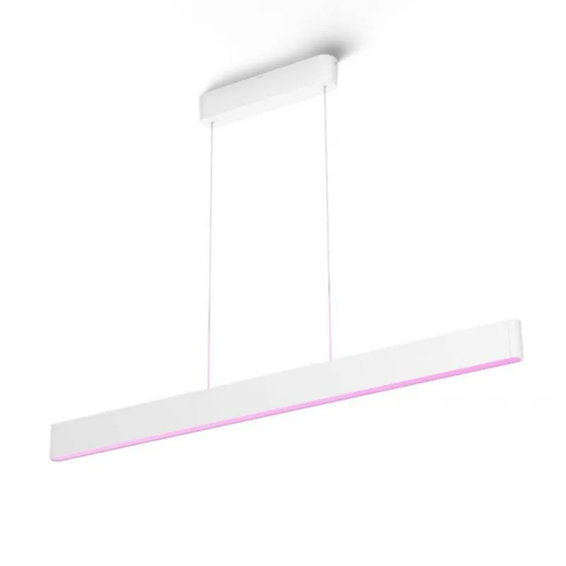 Lámpara colgante Ensis Hue LED Blanco y Color (CCT + RGB) - Philips Blanco Precio Bajo