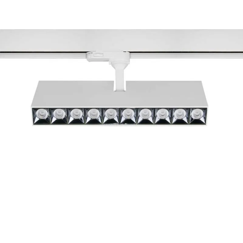 Foco de carril trifásico Itaca LED 30w - Mantra Blanco Promoción