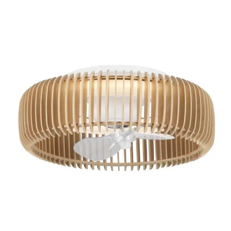Ventilador de techo Daya DC LED Ø57cm madera - Sulion Precio De Oferta