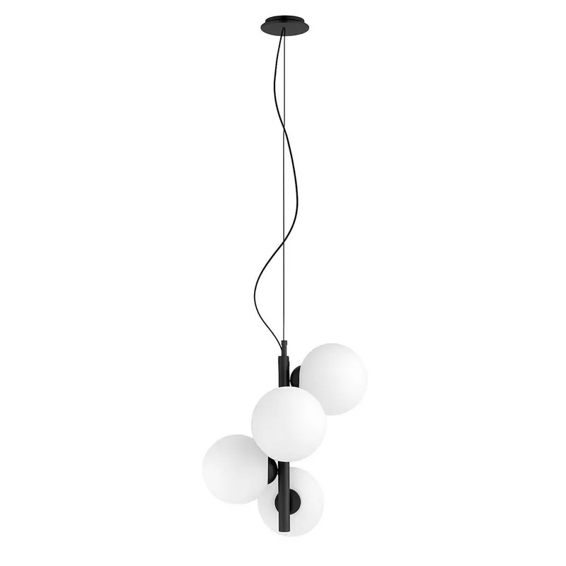 Venta Final Lámpara colgante Buble 6140 4L E14 cristal - Massmi Blanco