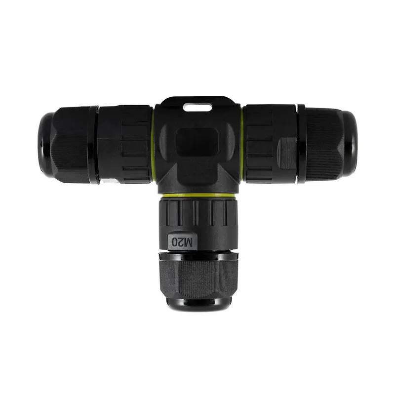 Alta Calidad Conector de cable estanco tipo T IP68 0.5-2.5mm