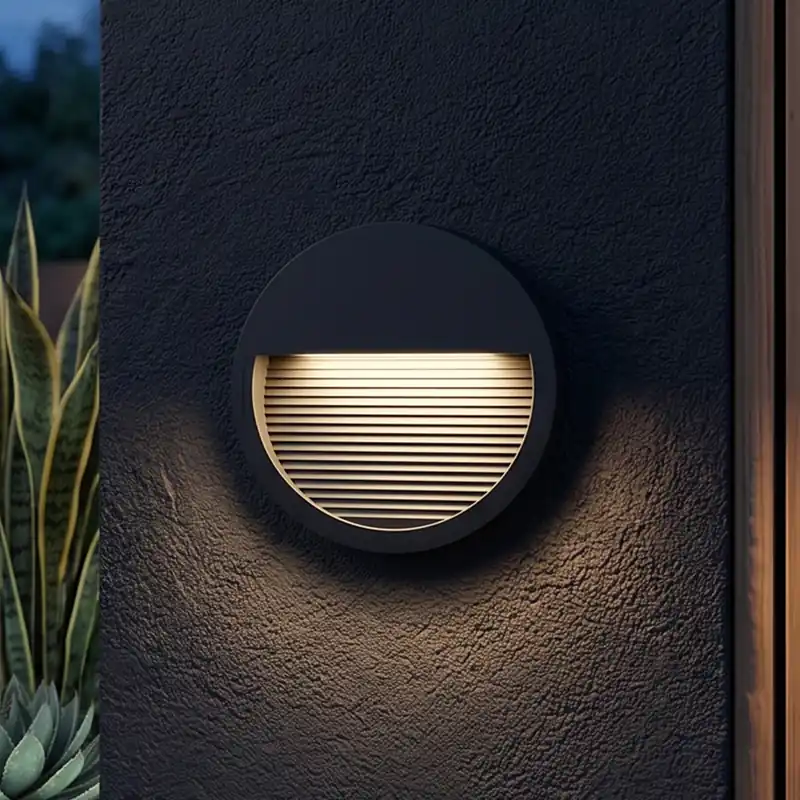 Aplique Exterior WALL ROUND LED 6W Blanco Neutro 12cm 220-240V Mejor Precio