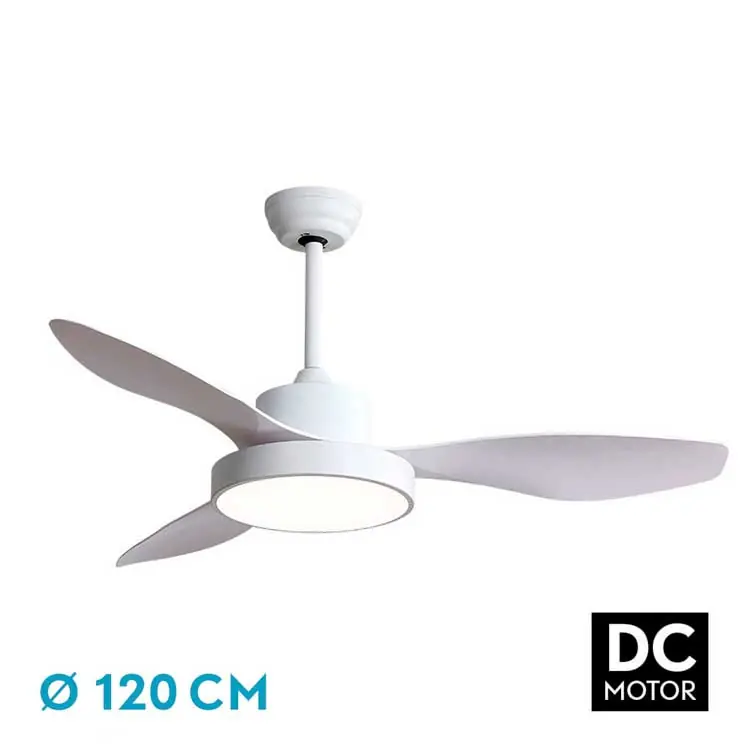Ventilador de techo motor DC 48W Hayate Blanco Ordenar Ahora Mismo