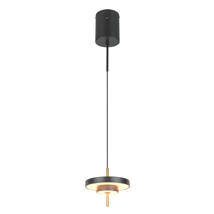 Colgante 10W metal negro con difusor acrílico CCT keaton A Buen Precio