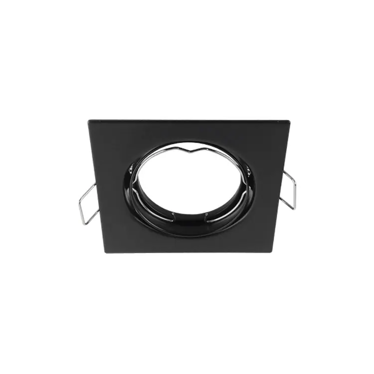 Compra Ahora Spot Móvil Negro 9x9cm Corte 6.5cm para Bombilla GU10 y MR16
