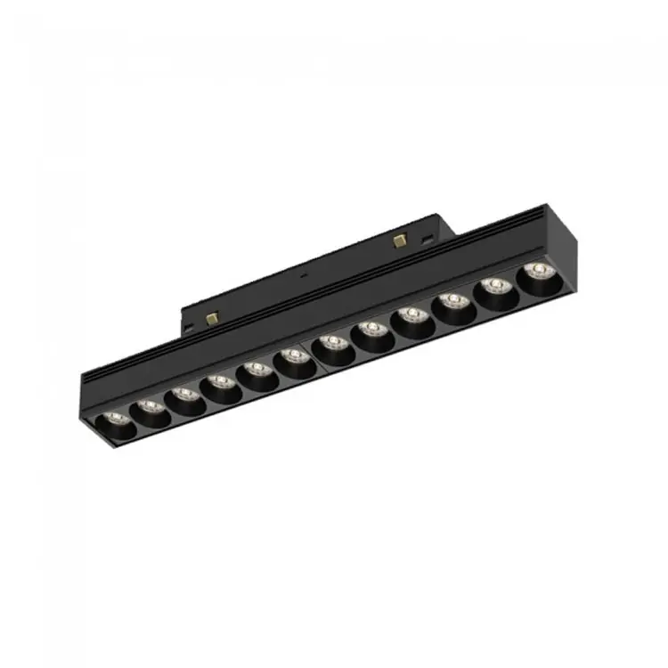 Marca Reconocida Módulo lineal COB difusor de 12W negro 3000K MAGNETO