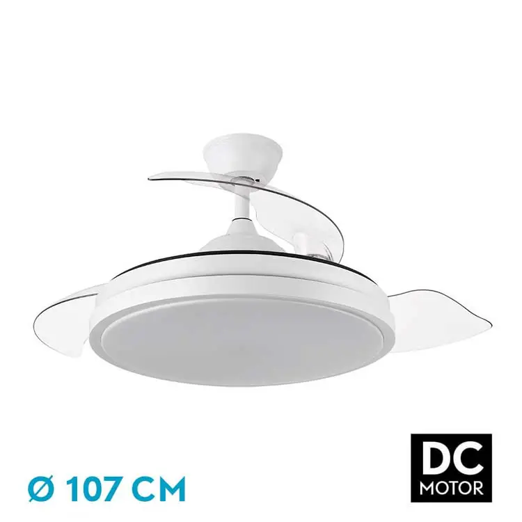 Ventilador de techo DC 59W ESCORPIÓN Blanco Envío Exprés