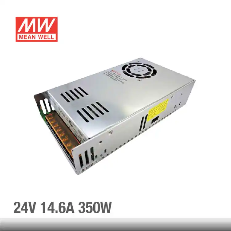 Venta Final Fuente de Alimentación 350W 24V 14,5A Mean-well c/ventilador INTERIOR