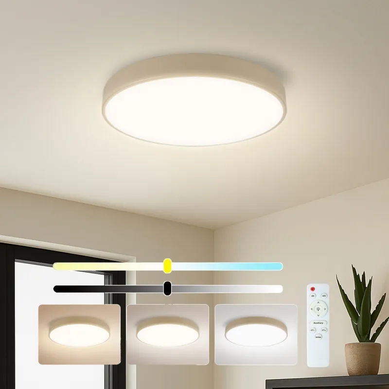 Súper Precio Brilagi - Plafón LED regulable POOL LED/36W/230V 3000-6000K Ø 30 cm beige + mando a distancia