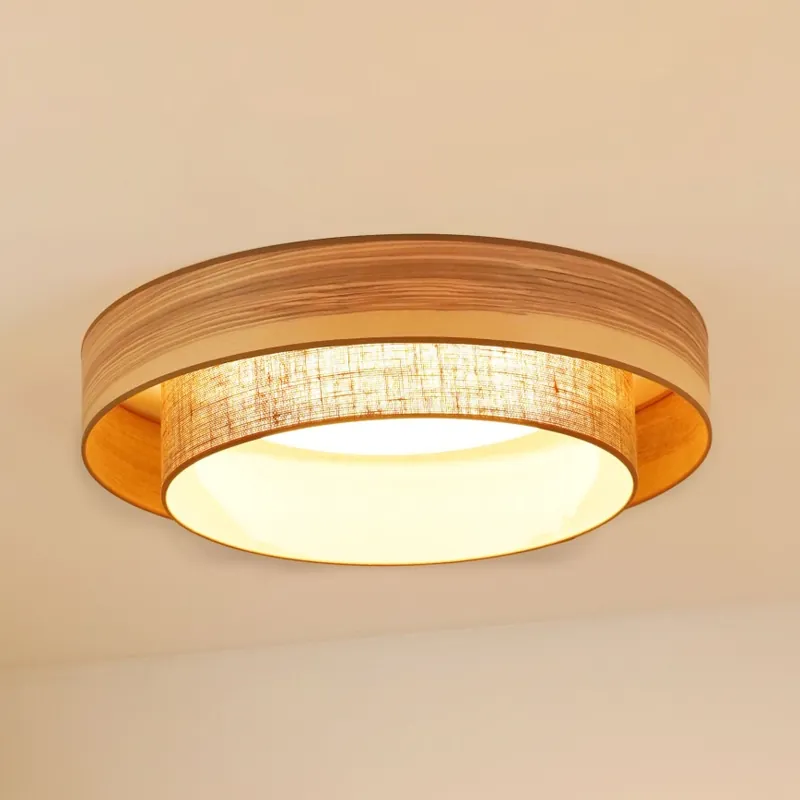 Alta Calidad Brilagi - Lámpara de techo LED MONTANA BOHO LED/26W/230V Ø 60 cm marrón