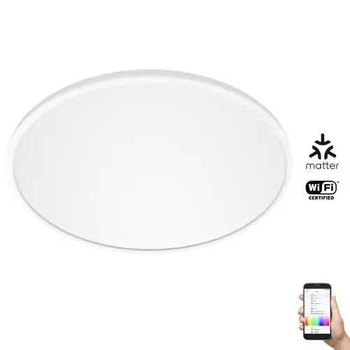 Envío Exprés WiZ - Plafón LED RGB regulable SUPERSLIM LED/32W/230V 2700-6500K Wi-Fi blanco