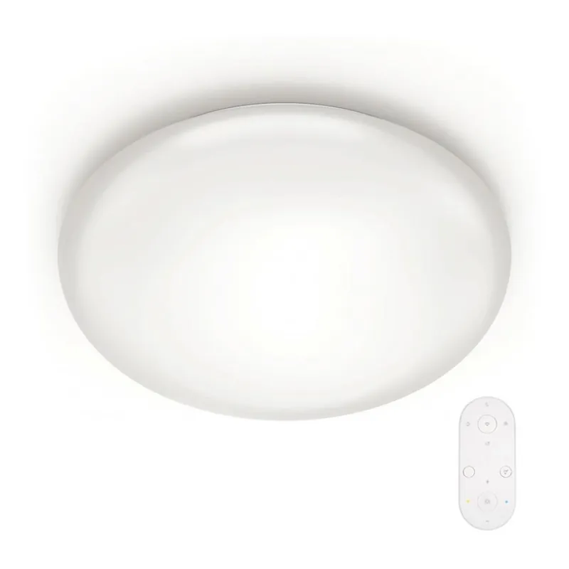 Certificado Philips - Lámpara de techo LED regulable LED/23W/230V + mando a distancia