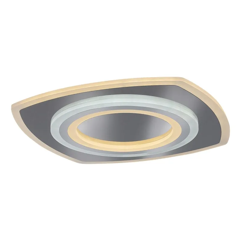 Compra Ahora Rabalux - Plafón de techo LED regulable, 60W/230V, 3000/4000/6000K, cromo mate, con mando a distancia, 48x48 cm