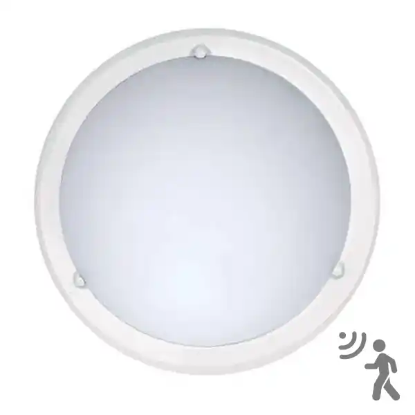 Devolución Gratuita Top Light - Plafón con sensor 5502/40/B/MWS 2xE27/60W
