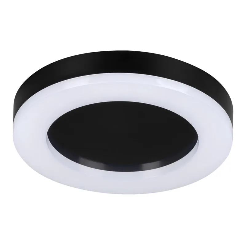 Plafón LED de exterior TURA LED/24W/230V 4000K IP65 negro Precio Bajo