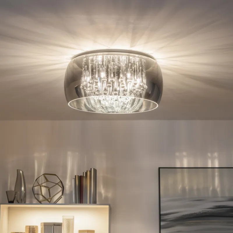Brilagi - Lámpara de techo LED de cristal JEWEL, 6x G9, 42W, 230V, Ø 50 cm Promoción