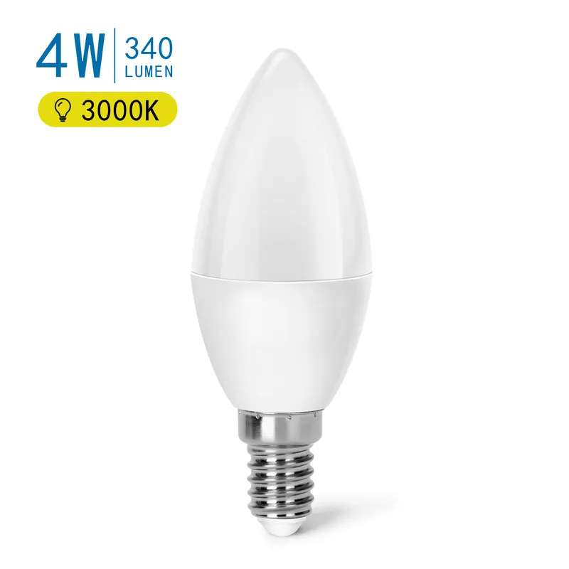 Ordenar Ahora Mismo LED C37 E14 4W Luz Cálida 4w