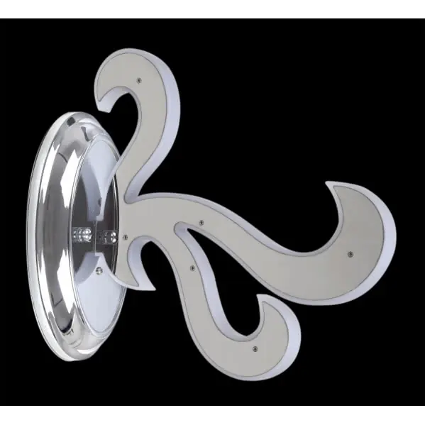 A Buen Precio Aplique Led Fuego 1 L Cromo 9w 360lm 4000k 23x12x26,5