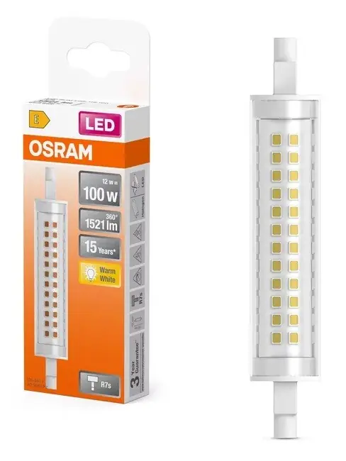 Ocasión Especial LAMPARA LINEAL LED R7S 11W 2700K 118mm SLIM LINE OSRAM
