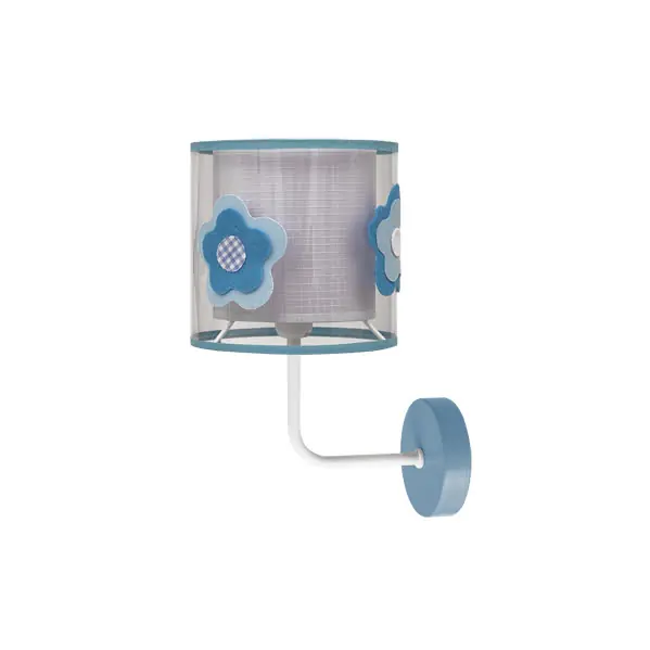 A Buen Precio Aplique Infantil Flor Celeste 1xe14 (28x19)
