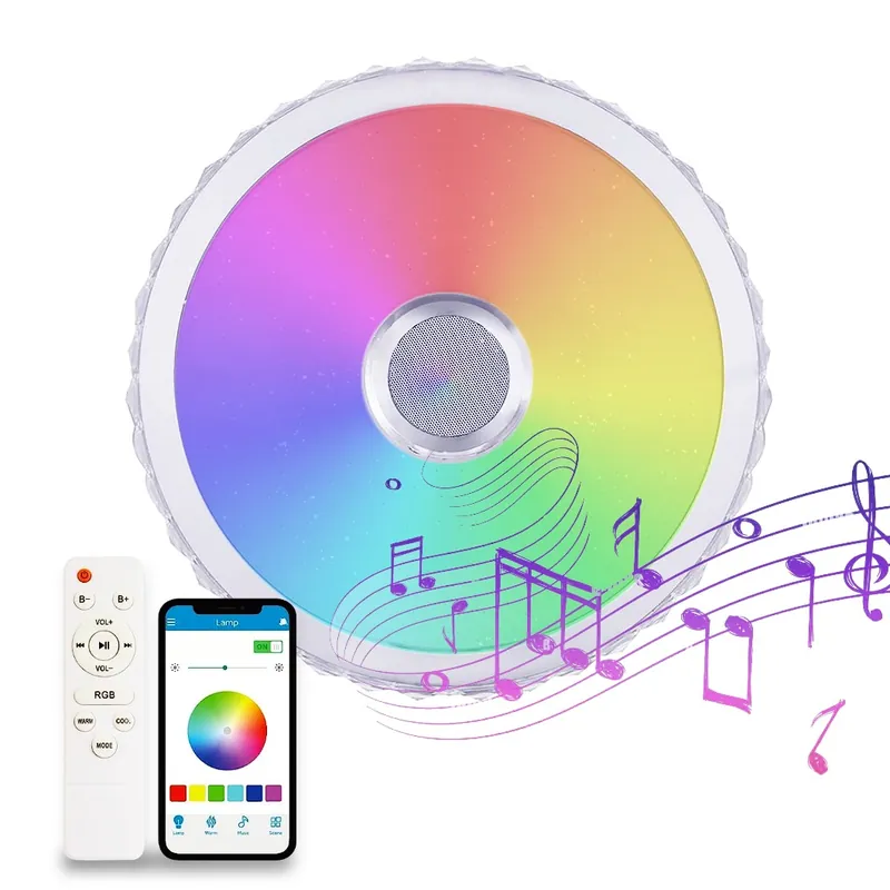 Plafón Led Musical Rgb+Cct 72W - DSC CCT+RGB Rebajas