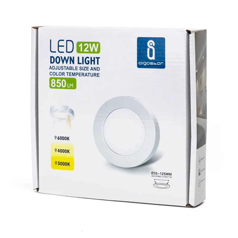 Bestseller Downlight E6 LED 12W de tama?o y luz regulable