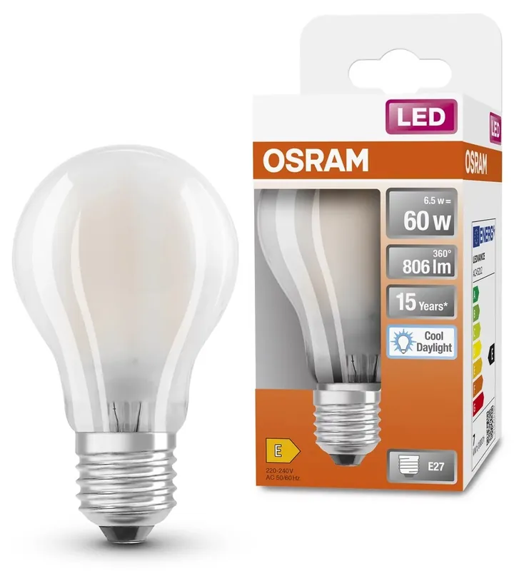 LAMPARA STANDARD FIL LED MATE E27 7W 6500K RETROFIT OSRAM Económico