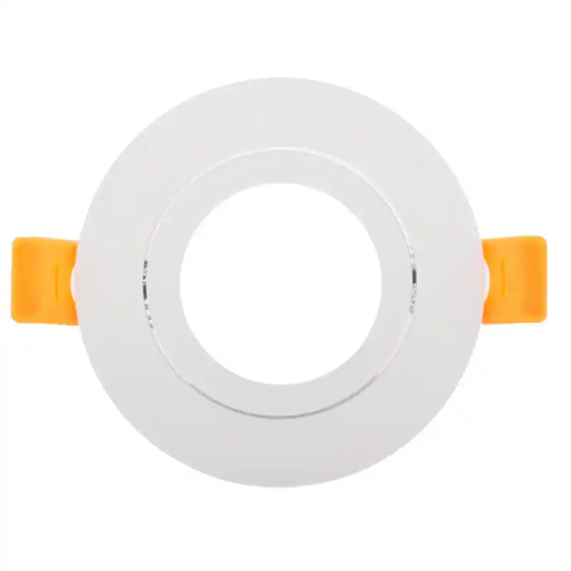 Alta Calidad Aro basculante redondo blanco Serie Luxury para GU10/MR16