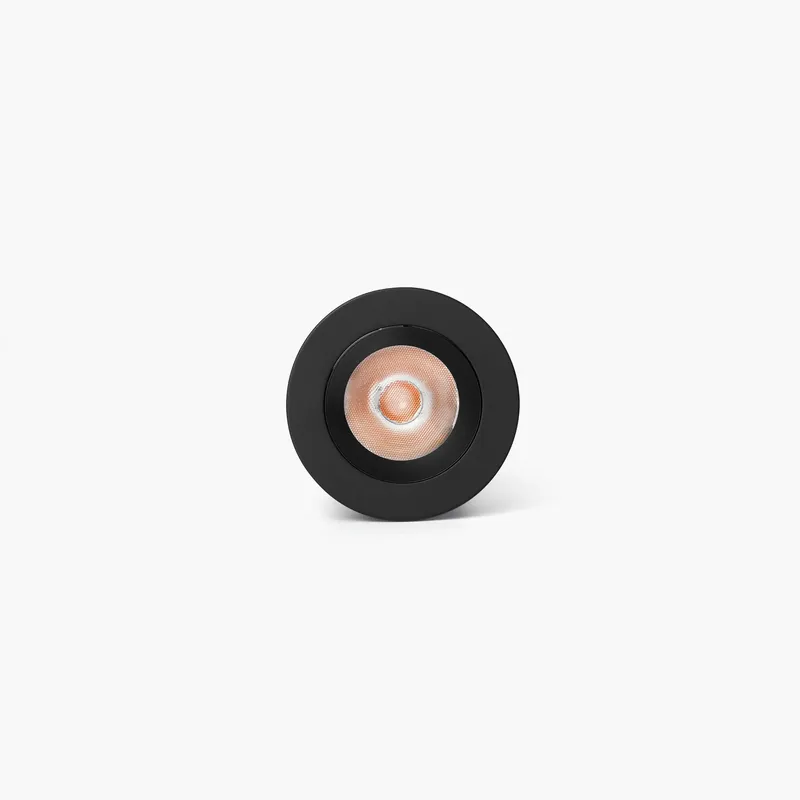 Alta Calidad UNO downlight empotrable negro/negro 8W 11° 3000K CRI90