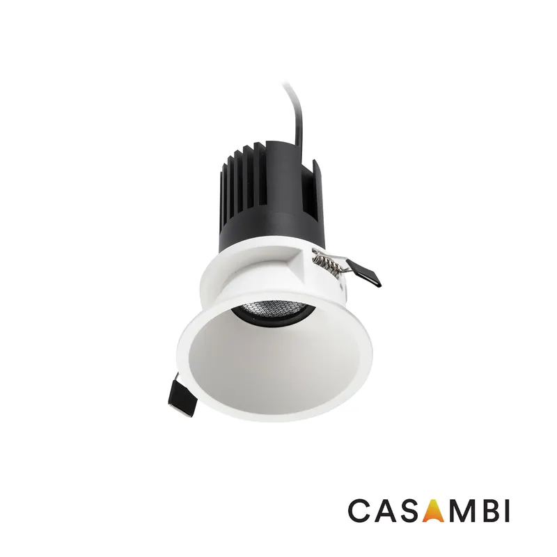 Entrega Rápida TULIPA downlight empotrable blanco 7W 55° 4000K CRI90 Casambi