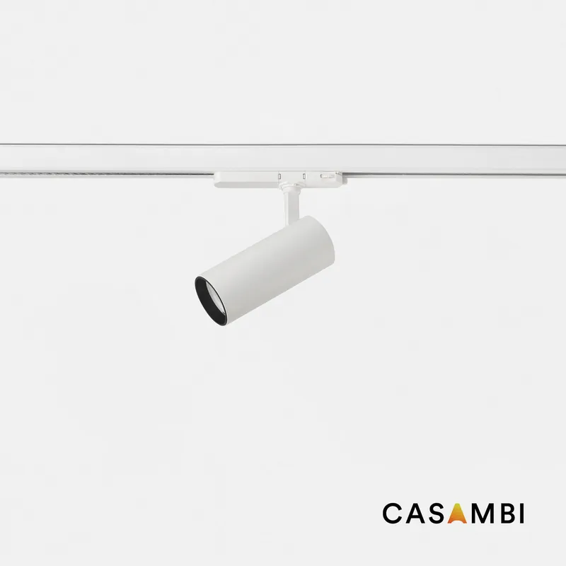 A Buen Precio FOST TRACK proyector carril blanco Ø70 43W 18° 4000K CRI97 Casambi
