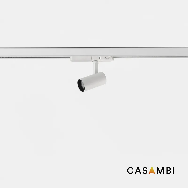 FOST TRACK proyector carril blanco Ø50 15W 20° 3000K CRI90 Casambi Envío Inmediato