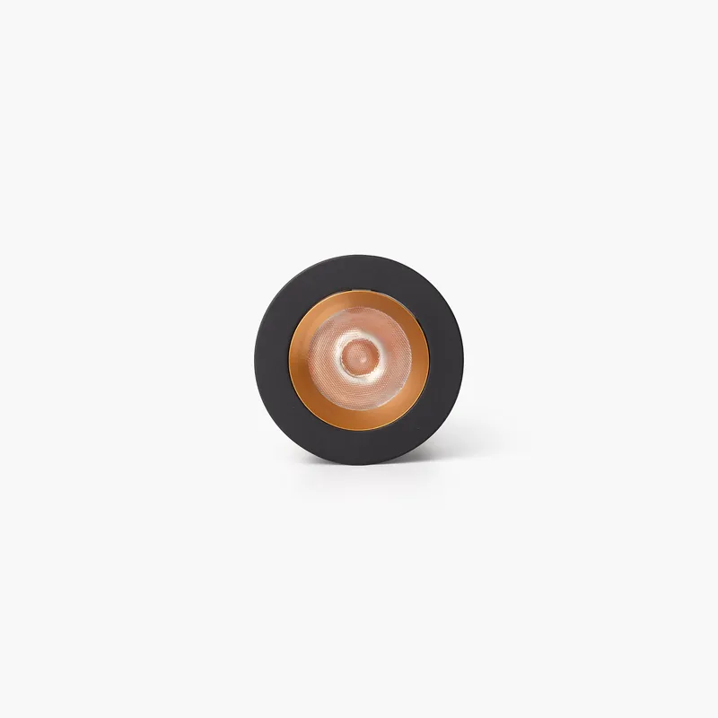 Súper Precio UNO downlight empotrable negro/oro 8W 11° 3000K CRI90