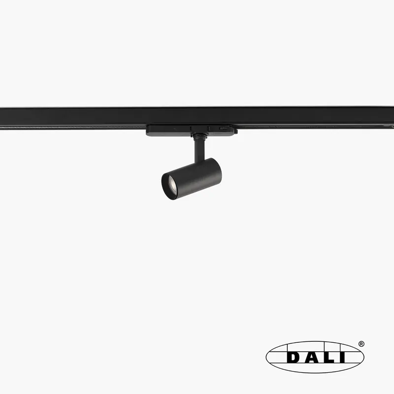 FOST TRACK proyector carril negro Ø50 15W 20° 4000K CRI90 DALI Mejor Precio