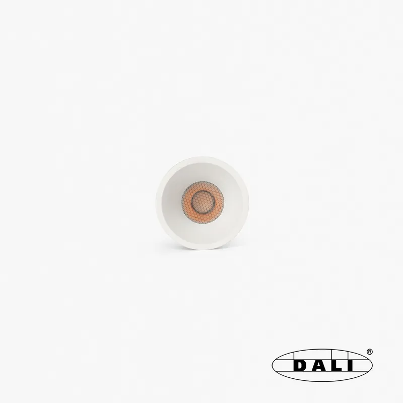 TULIPA downlight empotrable blanco 10W 55° 4000K CRI90 DALI IP44 Entrega Rápida