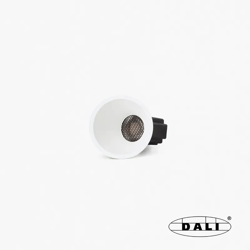 TULIPA downlight empotrable blanco asimétrico 7W 55° 4000K CRI90 DALI Popular