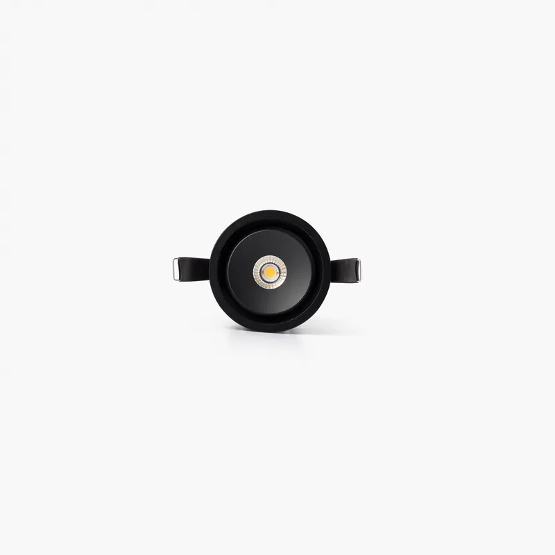 TEIDE downlight empotrable orientable negro 10W 50° 3000K CRI97 Certificado