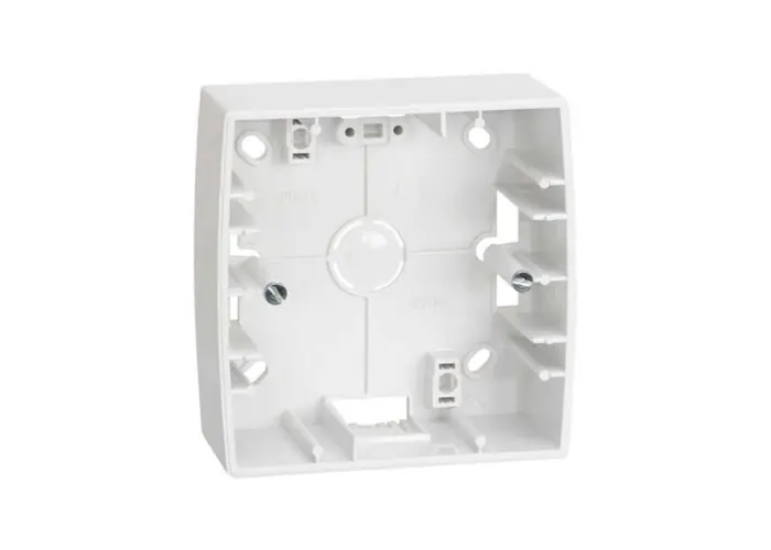 Económico CAJA SUPERFICIE SIMON 82 CON 1 ELEMENTO BAJA BLANCO NIEVE