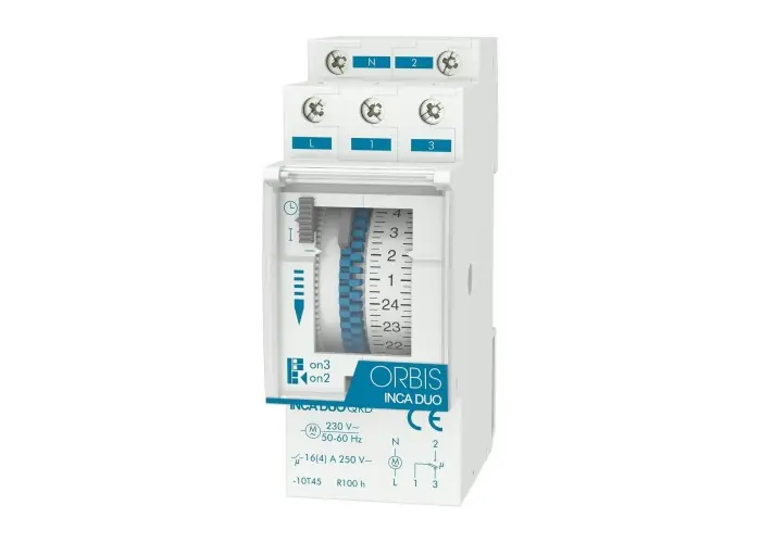 INT.HOR.ANALOG.INCA DUO QRS 230V 2 MOD.RSVA. 100 H SEM.MBRA.MMA.2 H PODER RUPT. Ordena Ya