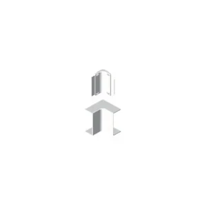 ANGULO INTERIOR PVC P/78033/78083 U24X BLANCO NIEVE Disponible Ahora