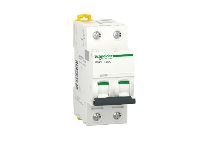INTERRUPTOR AUTOMÁTICO MAGNETOTÉRMICO iK60N 2P 20A CURVA-C Novedad