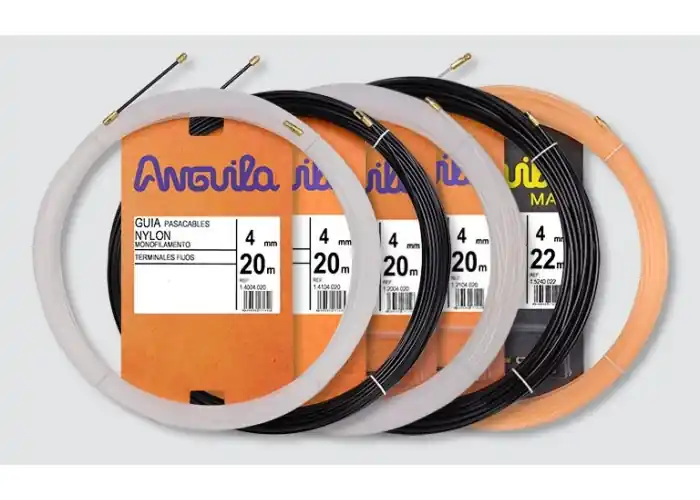 Precio Bajo PASACABLES FIJO FLEXIBLE NYLON 3mm NATURAL 10m