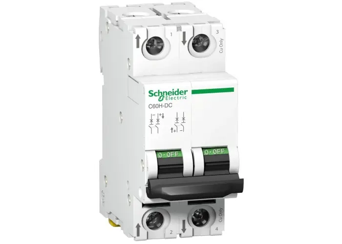 Oferta Limitada INTERRUPTOR AUTOMÁTICO ESPECIAL C60H-DC 500V CC 2P 50A