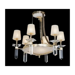 Oferta Natural Alabaster Stone Chandelier 6 Lights - Tomás & Sáez