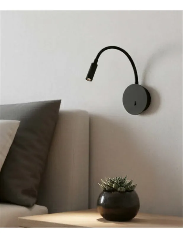 Económico Aplique de Pared Lyon - ACB - Lámpara de pared de lectura orientable