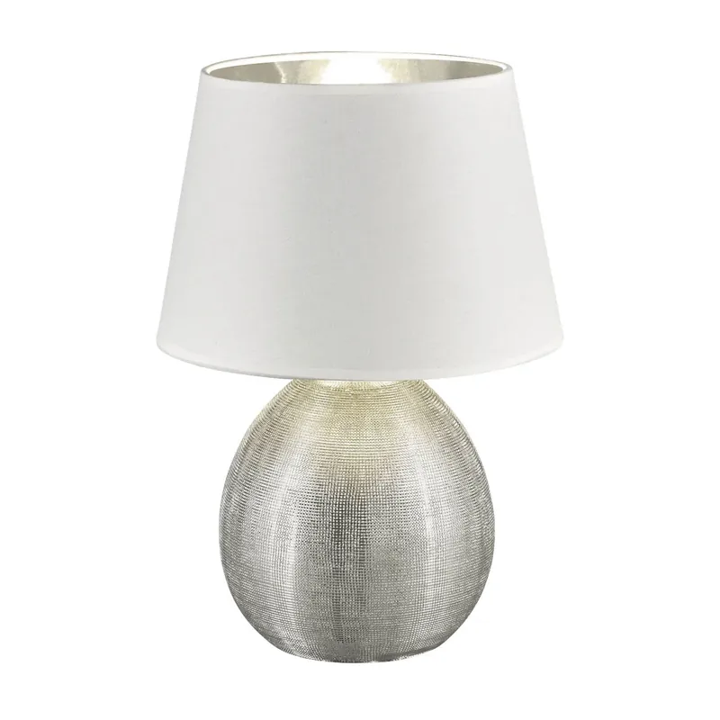 Última Versión LÁMPARA DE MESA SPLENDOUR 24CM PLATA